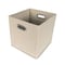 John Louis Home Fabric Bins, Canvas, Cream, 11 in W BIN-C-C01 - alternate 1